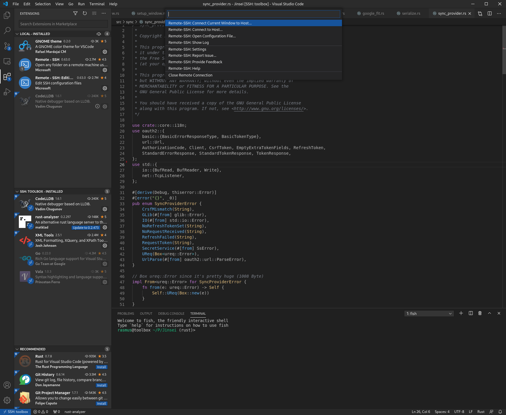 VSCode Screenshot